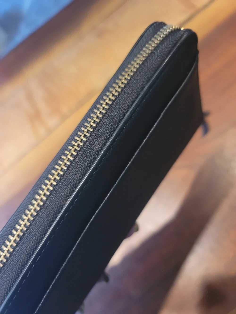 Kate Spade Black Leather Continental Wallet